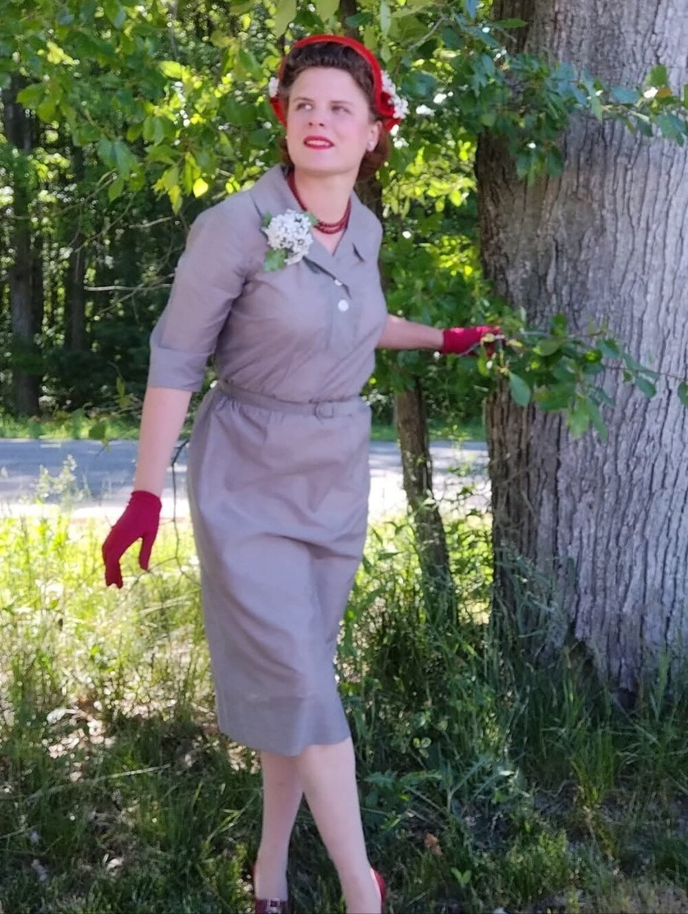 Vintage Cotton Pullover Dress